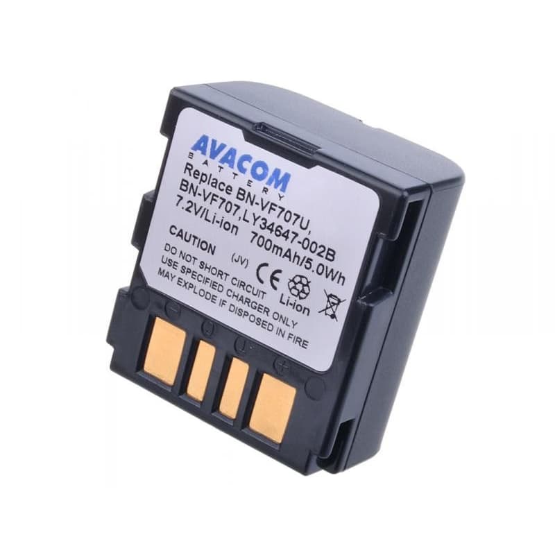 AVACOM JVC BN-VF707, 707U Li-Ion 7.2V 710mAh 5.1Wh 3
