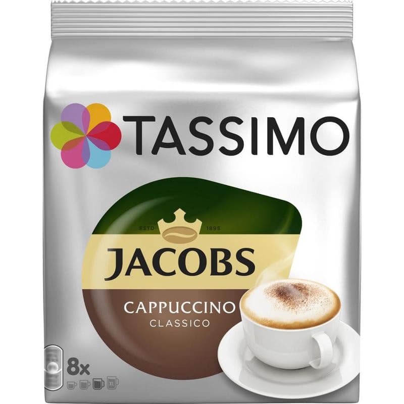 TASSIMO CAPPUCCINO KVAPSLE 8ks TASSIMO 1