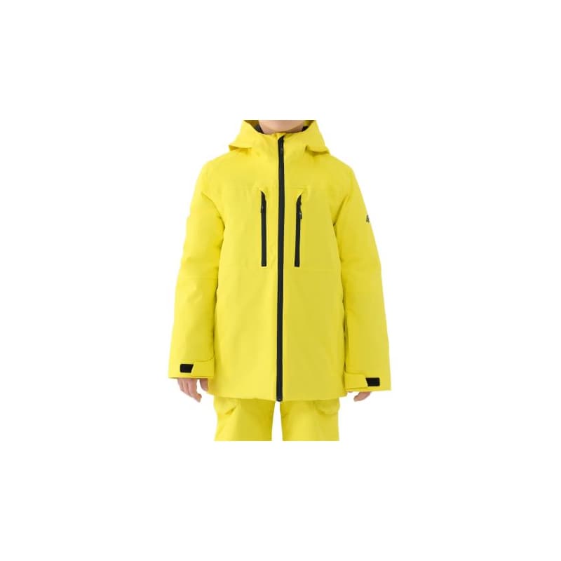 Chlapčenská lyžiarska bunda 4F JUNIOR TECHNICAL JACKET M0828-4FJWAW25TTJAM0828-71S-YELLOW 1