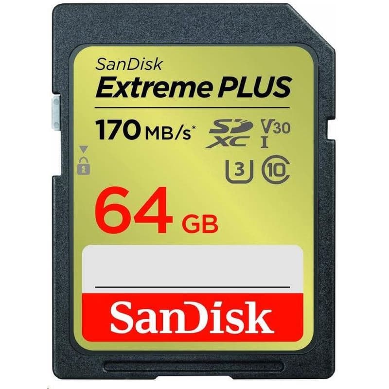 SanDisk SDXC karta 64 GB Extreme PLUS (200 MB/s Class 10, UHS-I U3 V30) 2