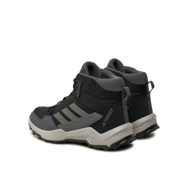 Juniorská členková turistická obuv ADIDAS Terrex AX4R Jr core black grey four grey six 4