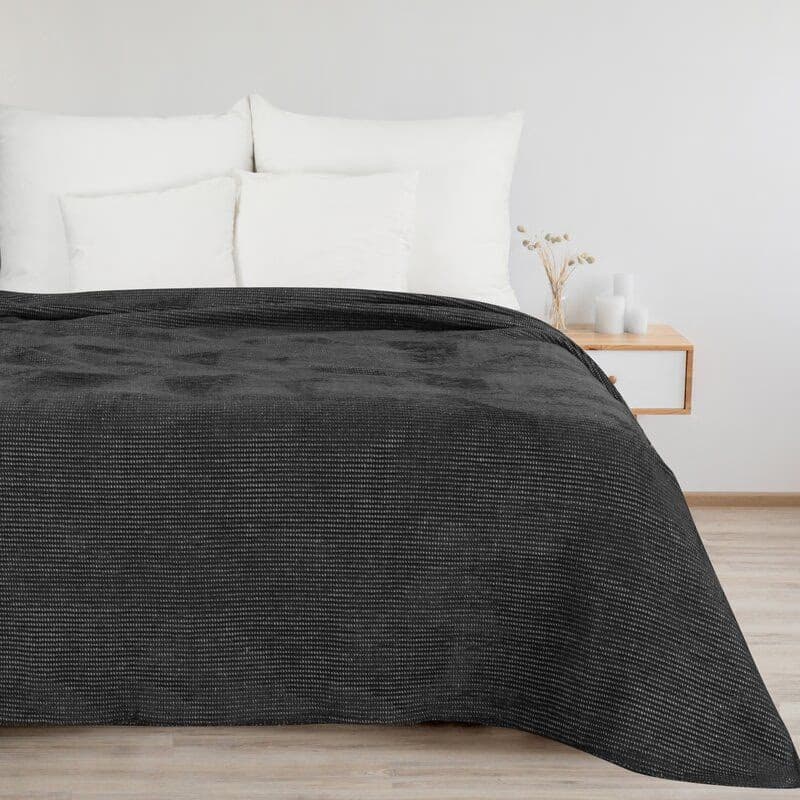 ArtFir Deka D91 JANTÁROVÁ | čierna 200 x 220 cm 2