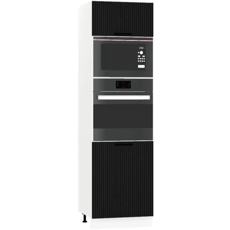 Skrinka do kuchyne Kate d60pk mv 2133 pl čierny hrášok