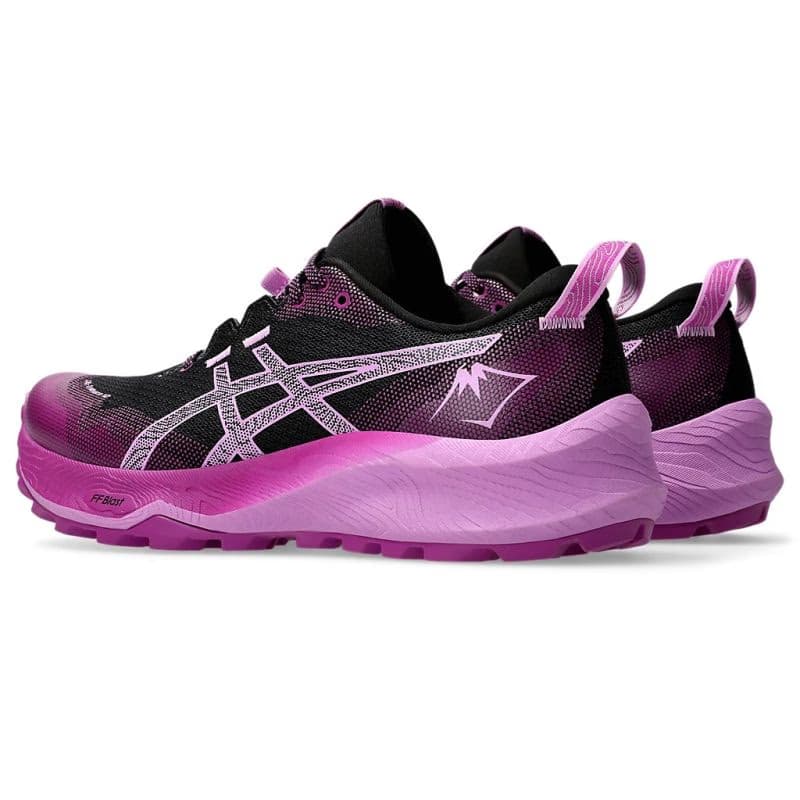 Dámska bežecká trailová obuv ASICS Gel Trabuco 12 black lavender glow 5