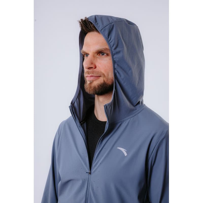 Pánska bežecká bunda ANTA Knit Track Top-MEN-852125701-4-Checkerboard Grey 2