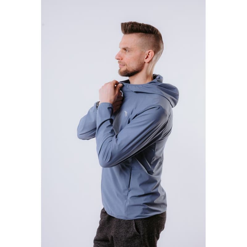 Pánska bežecká bunda ANTA Knit Track Top-MEN-852125701-4-Checkerboard Grey 3