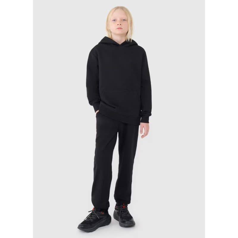 Chlapčenská mikina so zipsom 4F JUNIOR SWEATSHIRT-JWMM00TSWSM1860-20S-BLACK 3
