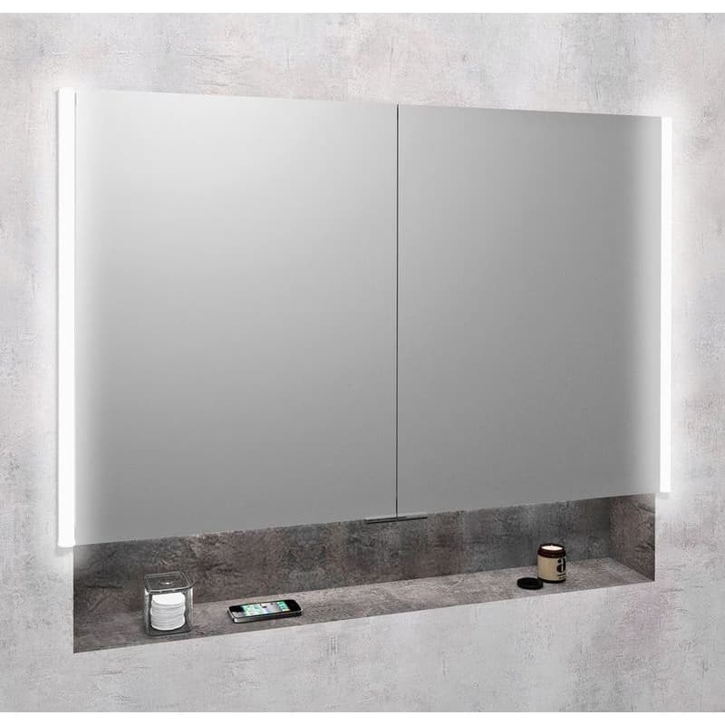SAPHO - INTEGRA zápustná galérka s LED osvetlením, 105x70cm IN105 1