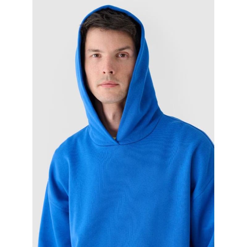 Pánska mikina s kapucňou 4F SWEATSHIRT-WAW24TSWSM1311-36S-COBALT 2