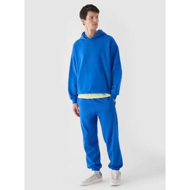 Pánska mikina s kapucňou 4F SWEATSHIRT-WAW24TSWSM1311-36S-COBALT 6