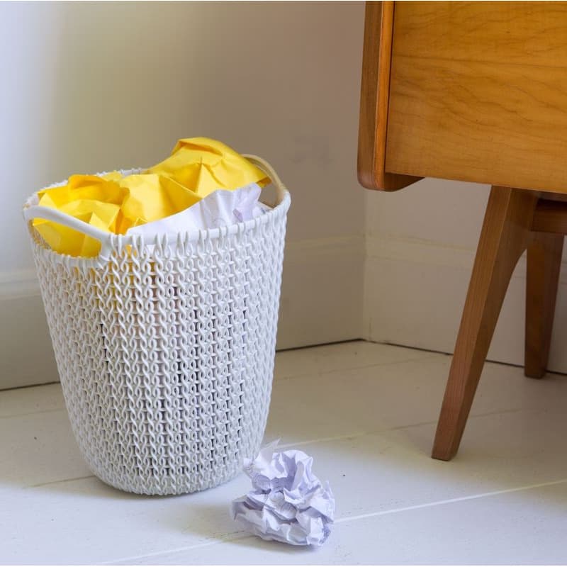 CURVER Kôš na papier KNIT 7l | krémová 2