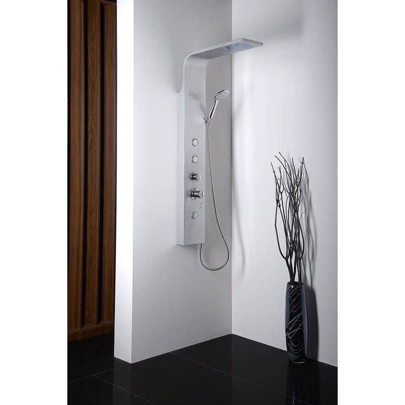 AQUALINE - TUSA sprchový panel, 200x1400, strieborna SL680 2