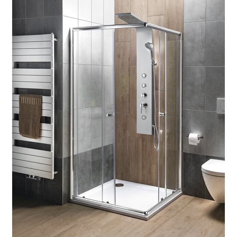AQUALINE - TUSA sprchový panel, 200x1400, strieborna SL680 3