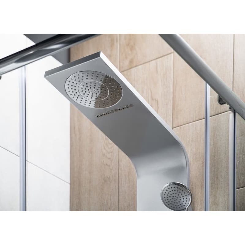 AQUALINE - TUSA sprchový panel, 200x1400, strieborna SL680 4