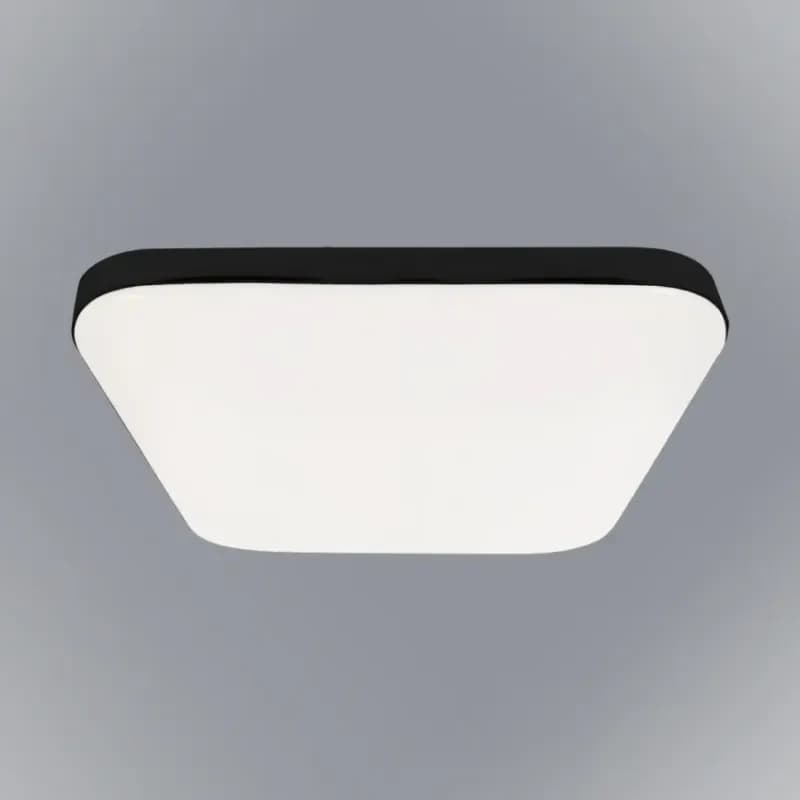 Stropné prisadené svietidlo Reno Black EK77863 12W KW PL1