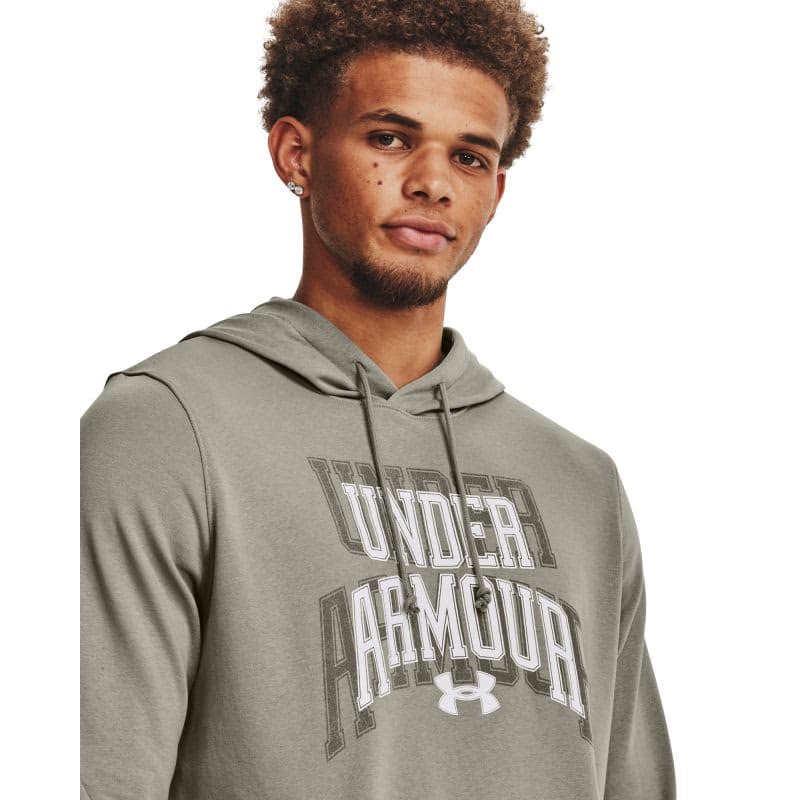 Pánska mikina s kapucňou UNDER ARMOUR UA Rival Terry Graphic HD-GRN 2