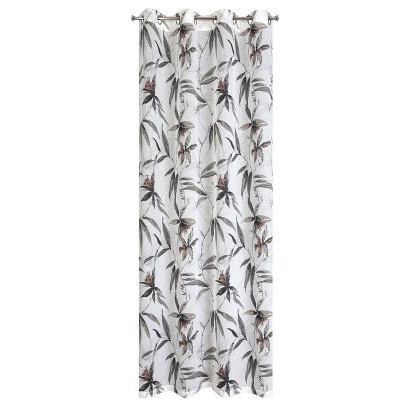 ArtFir Záclona AIDA K | biela/tmavobéžová 140 x 250 cm 2