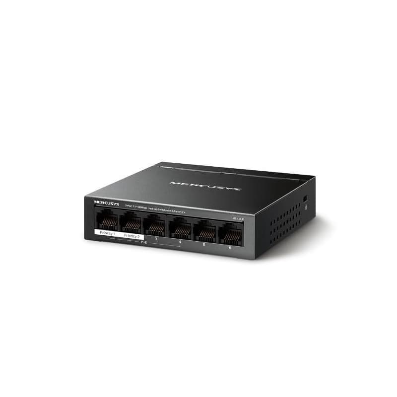 Mercusys MS106LP 6xFE desktop switch 4xPoE+ 2