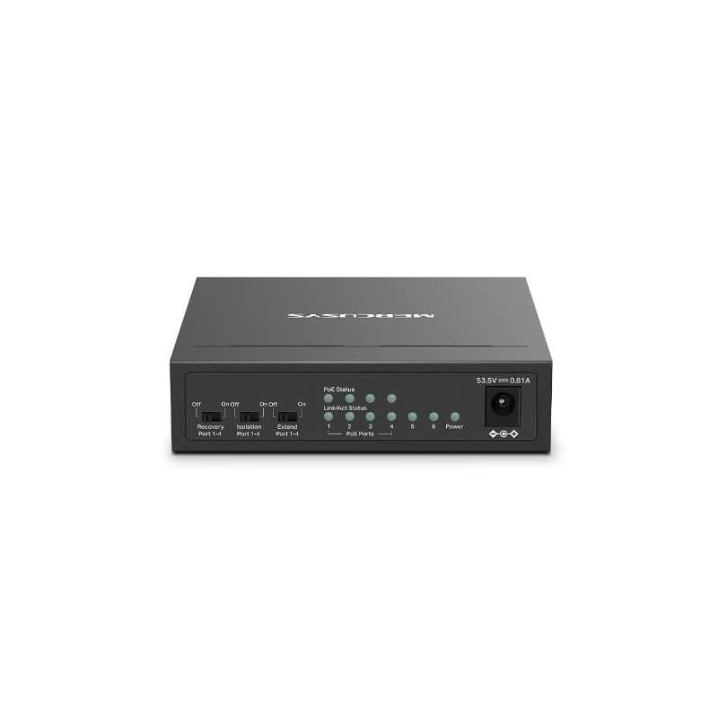 Mercusys MS106LP 6xFE desktop switch 4xPoE+ 3