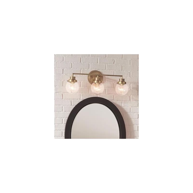 Elstead Quintiesse QN-POPPY3-HB-BATH - Kúpeľňové nástenné svietidlo POPPY 3xE27/60W/230V IP44 zlatá QN-POPPY3-HB-BATH
