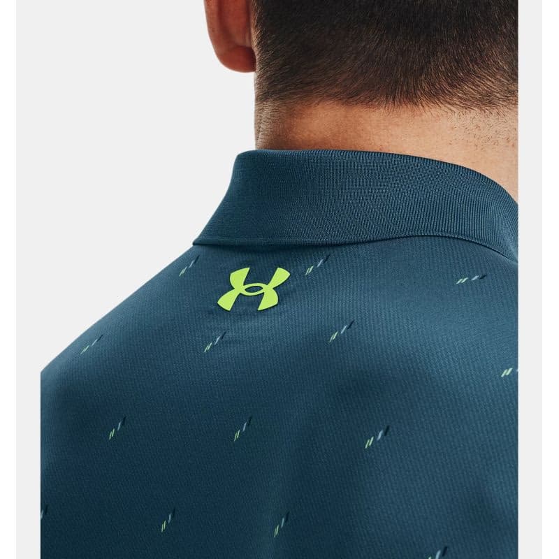 Pánske golfové polo tričko s krátkym rukávom UNDER ARMOUR UA Perf 3.0 Deuces Polo-BLU 2