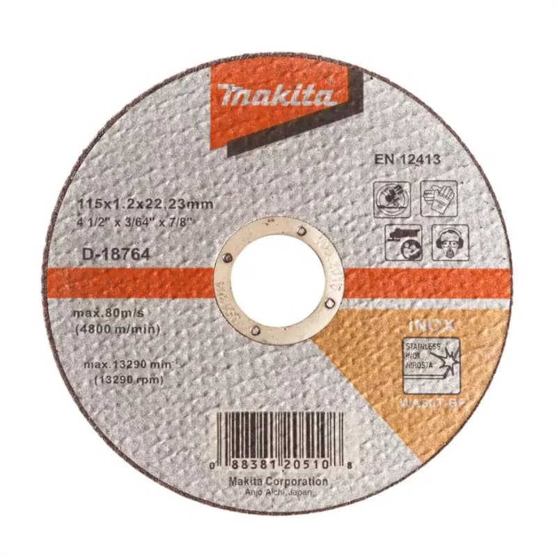 Kovový rezací kotúč Makita Inox 115X1,2MM D-18764 1