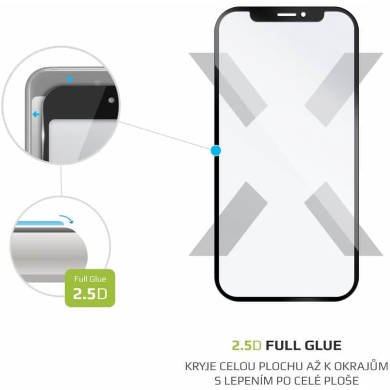 FIXED ochranné sklo Full-Cover pre Apple iPhone 14 Pro, čierna 2