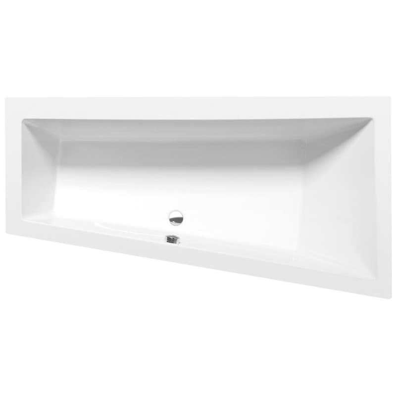 POLYSAN - ANDRA R asymetrická vaňa 180x90x45cm, biela 78771 1