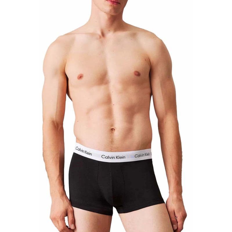 Pánske boxerky CALVIN KLEIN 3 PACK - LOW RISE TRUNK 2