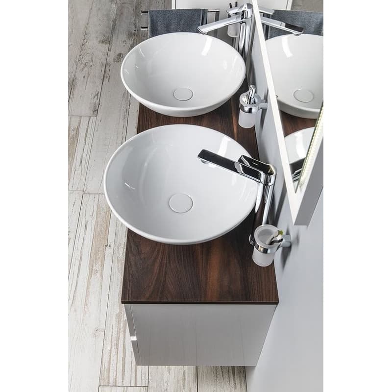 SAPHO - DIMP keramické umývadlo na dosku, Ø 46cm, biela WH060 5
