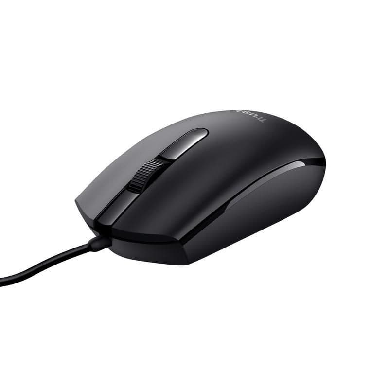 TRUST myš TM-101, optická, ECO, USB, čierna