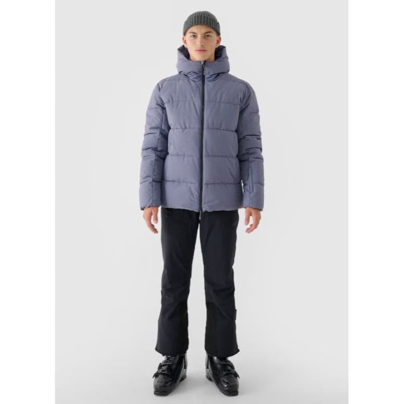 Pánska lyžiarska bunda 4F TECHNICAL JACKET-WAW24TTJAM580-32S-DENIM 3