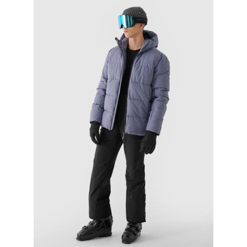 Pánska lyžiarska bunda 4F TECHNICAL JACKET-WAW24TTJAM580-32S-DENIM 4