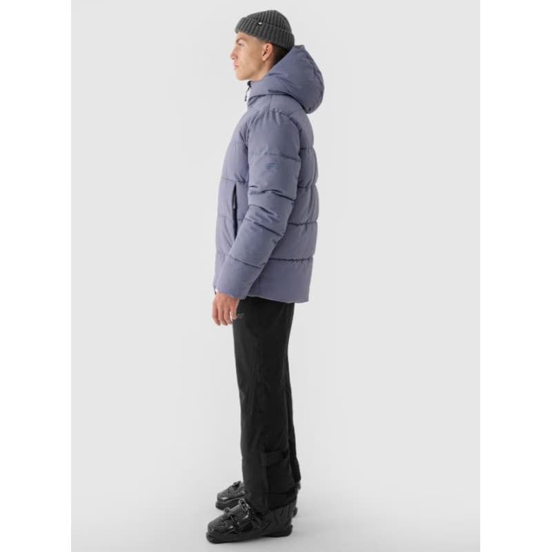 Pánska lyžiarska bunda 4F TECHNICAL JACKET-WAW24TTJAM580-32S-DENIM 5