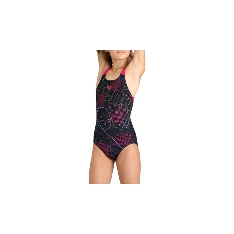 Dievčenské plavecké jednodielne plavky ARENA GALACTIC SWIMSUIT SWIM PRO BACK