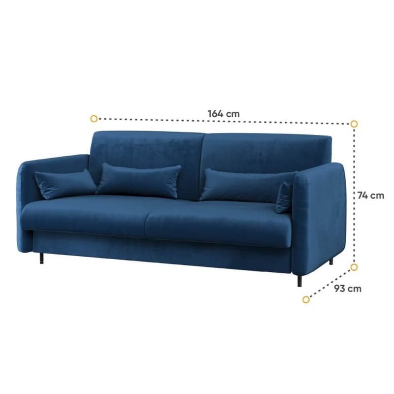 Dig-net nábytok Pohovka Lenart BED CONCEPT BC-18 / 140 | modrá 5