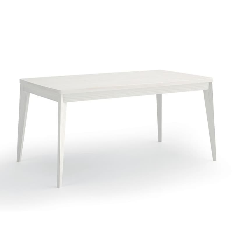 Estila Luxusný moderný rozkladací obdĺžnikový jedálenský stôl Rodas so šikmými nohami z masívneho dreva 140 cm alebo 160 cm 1