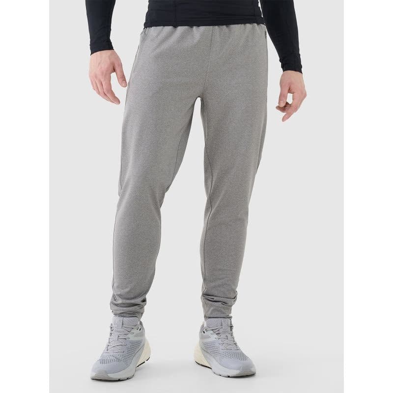 Pánske tepláky 4F TROUSERS FNK M1046-25M-GREY MELANGE 2