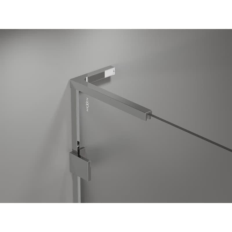 MEXEN/S - Lunar L sprchový kút dvere krídlové pravá 85 x 80, transparent, chróm 834L-085-080-01-00-P 4