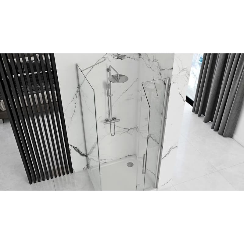 REA/S - Sprchová kabína Molier Chrom 90x90 KPL-K0539 3