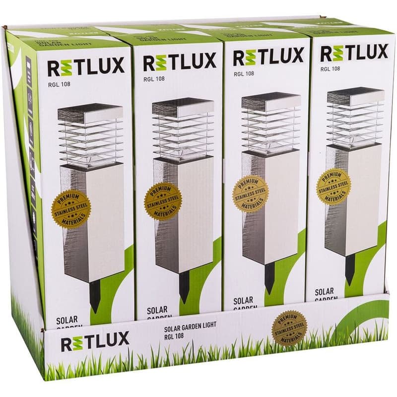 RGL 108 záhradné svietidlo solárne WW RETLUX 3