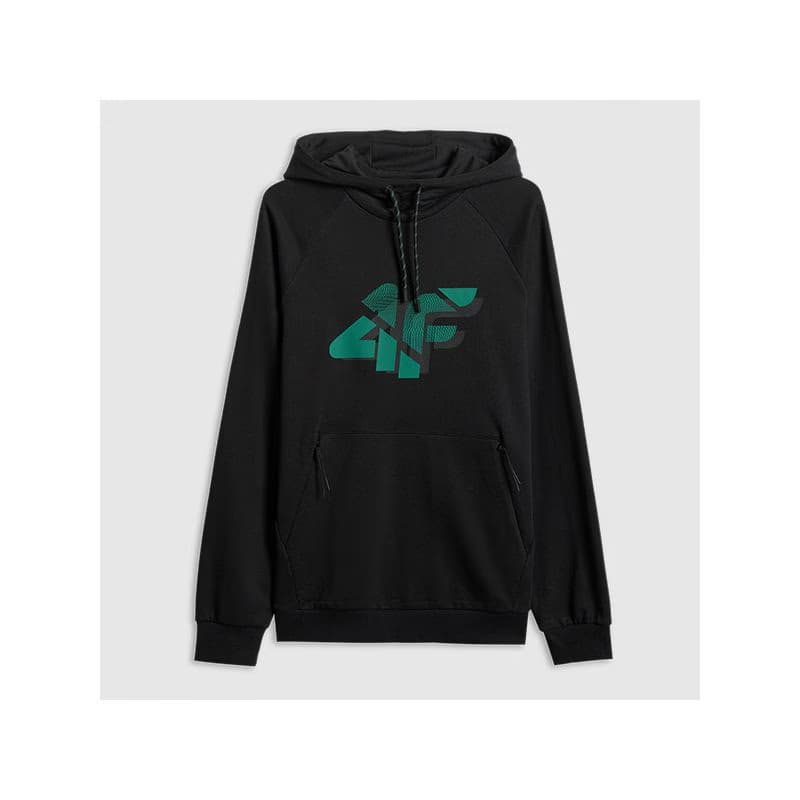 Pánska mikina s kapucňou 4F SWEATSHIRT M2241-20S-DEEP BLACK 3