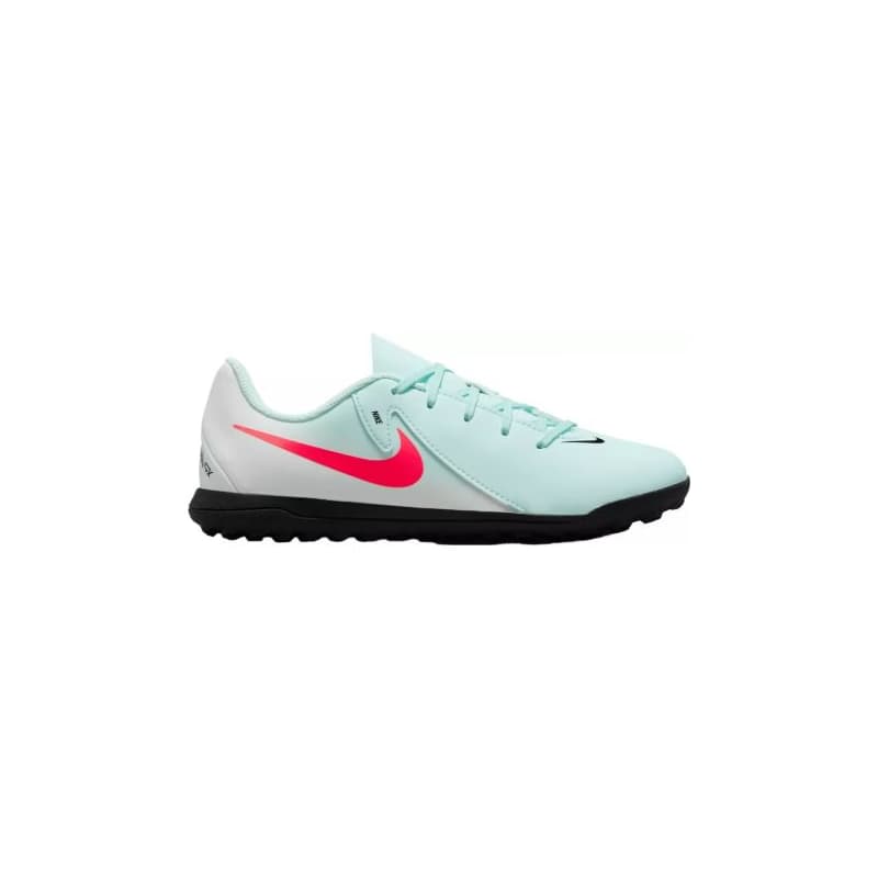Chlapčenské futbalové kopačky turfy NIKE Phantom GX 2 Academy Jr TF mint off noir atomic red 1
