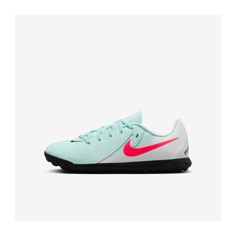 Chlapčenské futbalové kopačky turfy NIKE Phantom GX 2 Academy Jr TF mint off noir atomic red 2