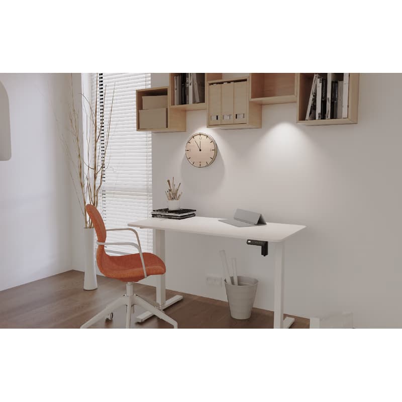 Elvisia Elektrický výškovo nastaviteľný písací stôl YLÖS | biela 120 x 60 cm 5
