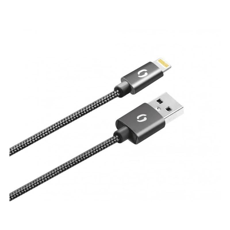 ALIGATOR PREMIUM 2A kábel, Lightning 50cm, čierny
