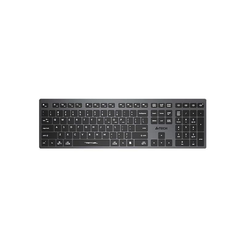 A4tech FBX50C, bezdrôtová kancelárska klávesnica, šedá 1