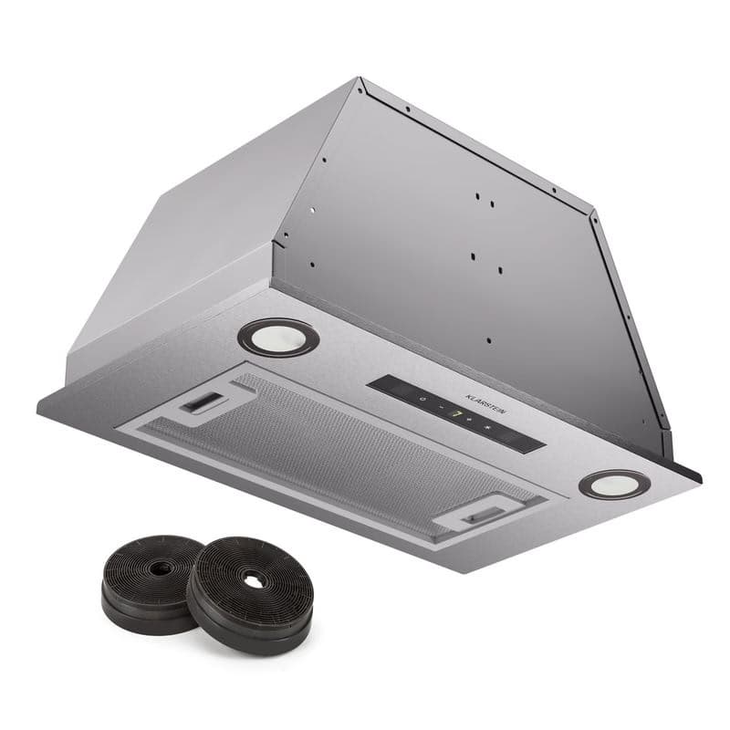 Klarstein Paolo 52, podskrinkový digestor 52 cm 463 m³/h LED Touch A++