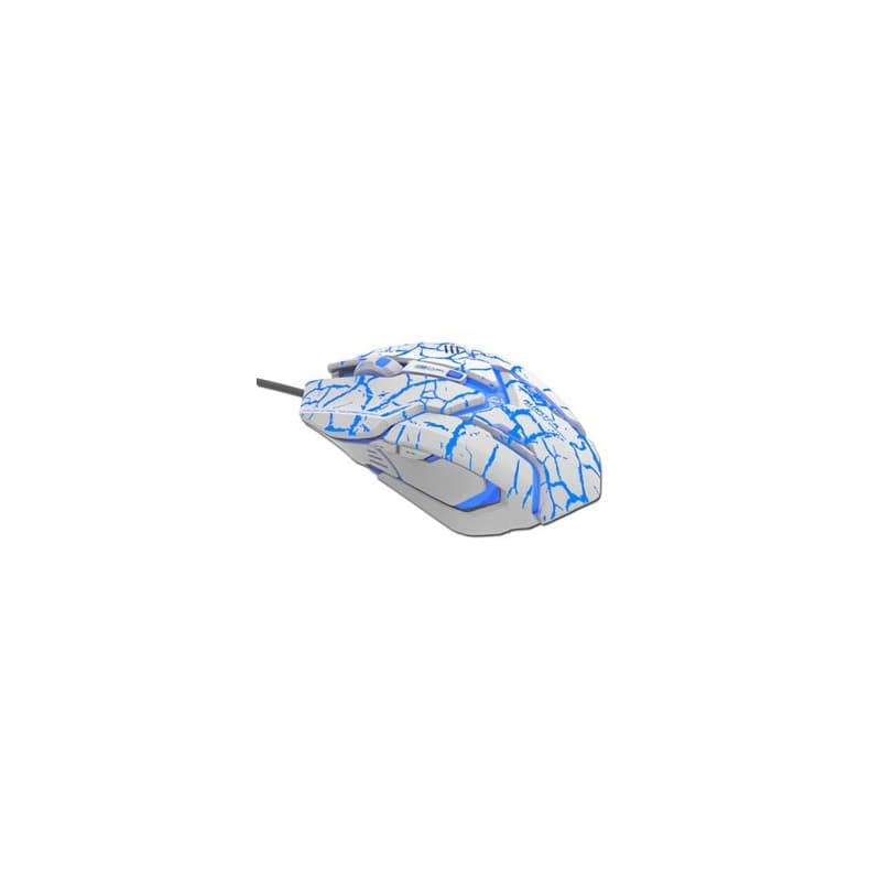 E-blue Auroza Gaming Myš káblová, biela, 4000DPI, e-box 2