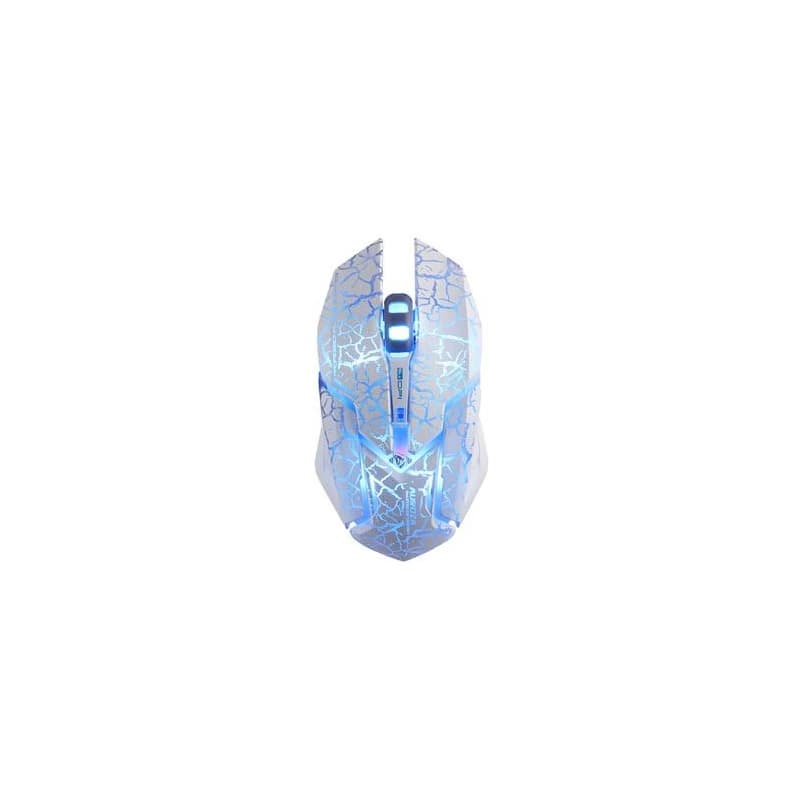 E-blue Auroza Gaming Myš káblová, biela, 4000DPI, e-box 5